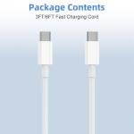 USB C to USB C Charging Cable, 2-Pack
