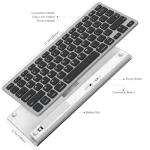 Wireless Bluetooth Keyboard for Mac and iPad