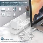 118W USB-C Fast Charger for MacBook Pro/Air