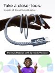 240W USB-C Fast Charging Cable 2-Pack