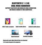 Wireless Bluetooth Mouse for Mac and PC (Silver)