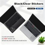 MacBook Keyboard Shortcut Stickers - 2-Pack
