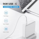 96W USB-C Fast Charger for MacBook Air & Pro