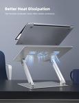Lamicall Portable Adjustable Laptop Stand - Silver