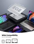 Lamicall Portable Adjustable Laptop Stand - Silver