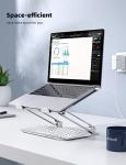 Lamicall Portable Adjustable Laptop Stand - Silver
