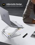Lamicall Portable Adjustable Laptop Stand - Silver
