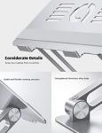 Lamicall Portable Adjustable Laptop Stand - Silver