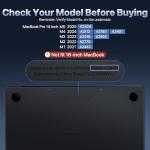 Soonjet Space Black Case for MacBook Pro 14