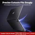 Soonjet Space Black Case for MacBook Pro 14