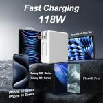 118W USB C Charger for MacBook and iPad
