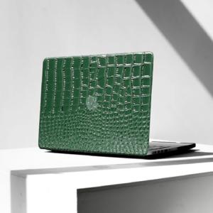Emerald Green Crocodile Case for MacBook Pro