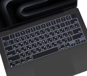 Black Russian Keyboard Cover for MacBook Pro 14/16