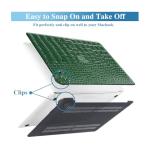Emerald Green Crocodile Case for MacBook Pro