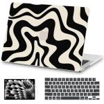 Black Wave Hard Shell Case for MacBook Pro 16