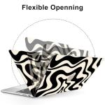 Black Wave Hard Shell Case for MacBook Pro 16