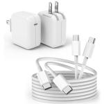 USB C Charger for MacBook Air & Pro, 2-Pack