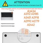 BYCeKe Cream Textured Case for MacBook Pro 14