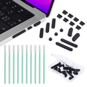 21PCS Dust Plug Port Covers for MacBook Pro