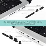 21PCS Dust Plug Port Covers for MacBook Pro