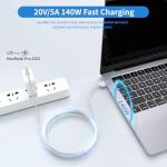 140W USB-C Magnetic Charger Cable for MacBook