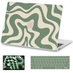 Stylish Green Wave Case for MacBook Pro 13