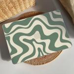 Stylish Green Wave Case for MacBook Pro 13