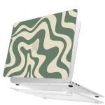 Stylish Green Wave Case for MacBook Pro 13