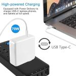 70W GaN USB C Charger for MacBook Air/Pro