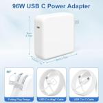 96W USB-C Fast Charger for MacBook Pro and Air