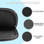 15-Inch Shockproof Laptop Sleeve with Accessory Pocket