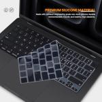 Black Silicone Keyboard Skin for MacBook Pro 14/16
