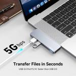 RayCue 6-in-2 USB-C Hub for MacBook