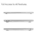 Crystal Clear Hard Shell Case for MacBook Pro 13