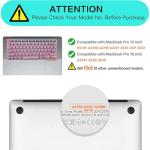 Keyboard Cover for MacBook Pro 13/16 - Pink Hearts