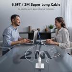 140W Dual Port MacBook Pro Charger with Cable