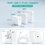 100W USB-C Charger for MacBook Pro/Air 13-16