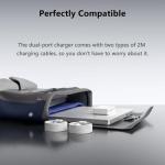 140W Dual Port MacBook Pro Charger with Cable