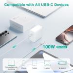 100W USB-C Charger for MacBook Pro/Air 13-16