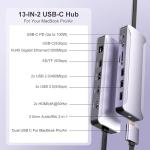 USB C Hub Adapter for MacBook Pro/Air