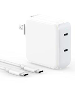 67W Dual Port USB-C Charger for MacBook & iPad