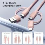 Basesailor 4-in-1 USB C Cable for MacBook