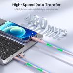 Basesailor 4-in-1 USB C Cable for MacBook