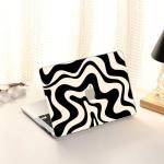 AKIT MacBook Pro 14" Case with Accessories, Black Wave