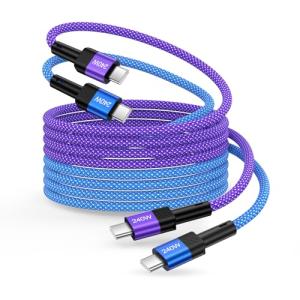 Kigpozi 240W USB-C Charging Cable 2-Pack