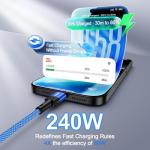 Kigpozi 240W USB-C Charging Cable 2-Pack