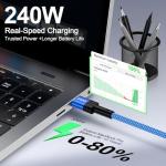 Kigpozi 240W USB-C Charging Cable 2-Pack