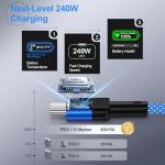 Kigpozi 240W USB-C Charging Cable 2-Pack
