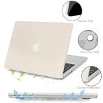 Beige Woven Leather Case for MacBook Pro 14