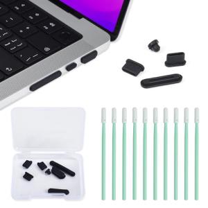 Silicone Dust Plug Set for MacBook Pro 14" 16
